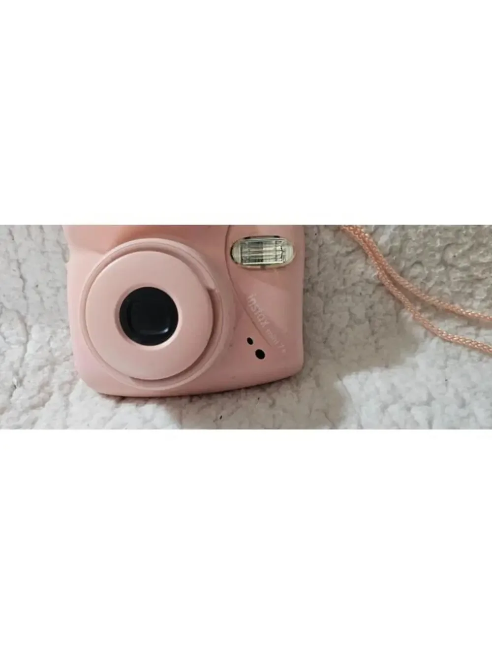 Fujifilm Instax Mini 7+ Camera Light Pink Instant Photos Polaroid Style - Works